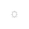 Assento Termofixo com Queda Amortecida Gap Branco Brilhante A801472004 - Roca - vista 4