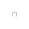 Assento Termofixo com Queda Amortecida Inspira Round Branco Brilhante A80152200B - Roca - vista 2