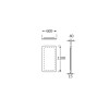 Espelho 600X1200mm Baia Armani Greige A812344040 - Roca - vista 2