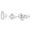 Bacia Suspensa Gap Branca B346477000 - Roca - vista 2