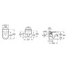Bacia Suspensa Rimless Inspira Round Branca B346527000 - Roca - vista 2