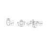 Bacia Suspensa Ona Branca B346687000 - Roca - vista 2