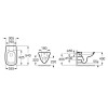 Bacia Suspensa 540X355 Debba Classic Branco Brilhante B346997000 - Roca - vista 2