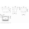 Tanque P 510X380 Branco Brilhante B365510001 - Roca - vista 4