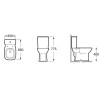 Kit Bacia Caixa Acoplada E Itens De Instalação Debba Classic Branco Brilhante C329723001 - Roca - vista 5