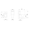 Kit Bacia Com Caixa acoplado Completo Debba Round Branco Brilhante C329723002 - Roca - vista 5