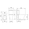Kit Bacia Caixa Acoplada Completo Assento Termofixo Nexo Branco C343723000 - Roca - vista 2