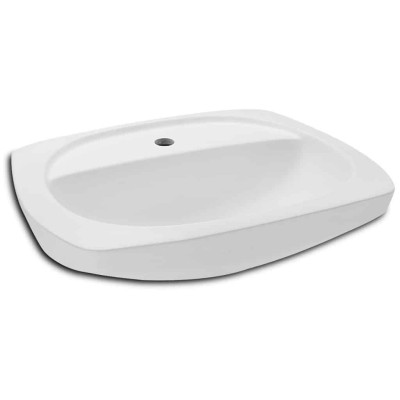 Lavatório Para Coluna 525X425 Furo Central Sem Ladrão Thema 1250060011100 - Incepa