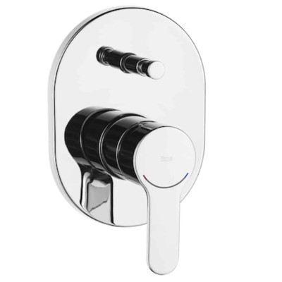 Monocomando Banheira e Chuveiro L20 Base Mais Desviador Cromado A5A0609C0C - Roca