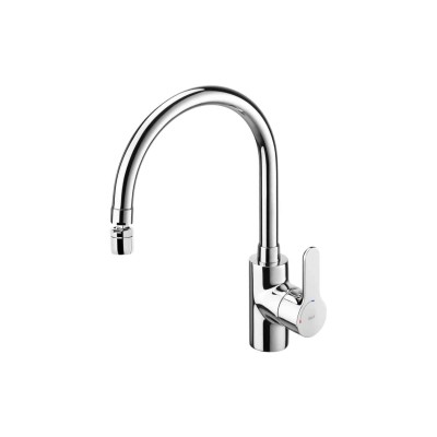 Monocomando para Cozinha de Mesa Bica Alta com Arejador Articulado L20 Cromado A5A8409C0C - Roca