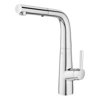 Monocomando para Cozinha de Mesa Bica Extraível 90° com 2 Funções Syra Cromado A5A852AC0C Roca