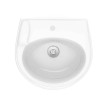 Lavatório Para Coluna 470X425 Furo Central Sem Ladrão Zip 1460070011100 - Incepa - vista 4