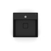 Cuba Semi Encaixe 400X400mm Com Mesa T10 Terra Black Matte A32722P080 - Roca - vista 5