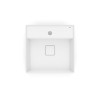 Cuba Semi Encaixe 400X400mm Com Mesa T10 Terra Branco Matte A32722P620 - Roca - vista 3