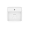 Cuba Apoio 350X350mm com Mesa T8 Terra Branco Matte A32787W620 - Roca - vista 4