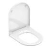 Assento Termofixo com Queda Amortecida Debba Round Branco Brilhante A801B22002 - Roca - vista 2