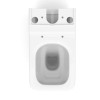 Bacia Para Caixa Com Saída Dual Rimless Square Branco Brilhante B342536000 - Roca - vista 3