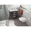Bacia Suspensa 540X355 Debba Classic Branco Brilhante B346997000 - Roca - vista 3
