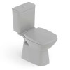 Kit Bacia Caixa Acoplada Completo Assento Termofixo Debba Classic Stone C329723017 - Roca - vista 3