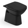 Kit Bacia Convencional Assento Termofixo Queda Amortecida Debba Classic Black Matte C329727009 - Roca - vista 3