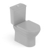 Kit Bacia Caixa Acoplada Completo Assento Termofixo Nexo Stone C343723016 - Roca - vista 3