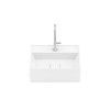 Cuba Semi Encaixe 400X400mm Com Mesa T10 Terra Branco Matte A32722P620 - Roca - vista 4