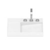 Cuba Sobrepor 600X420mm View Horizon Branco Matte A327274628 - Roca - vista 3