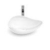 Cuba Apoio Oval 540X375mm Ruy Ohtake Branco Brilhante A327A13000 - Roca - vista 5