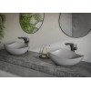 Cuba Apoio Oval 540X375mm Ruy Ohtake Stone A327A13078 - Roca - vista 3