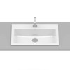 Cuba Sobrepor Com Mesa 550X420 Optica Pq55 Branco Brilhante A327A1A000 - Roca - vista 2