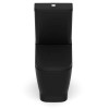 Kit Bacia com Caixa Acoplada Assento Termofixo Queda Amortecida Gap Black Matte C323723008 - Roca - vista 3