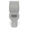 Kit Bacia Caixa Acoplada Completo Assento Termofixo Debba Classic Stone C329723017 - Roca - vista 2