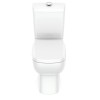 Kit Bacia Caixa Acoplada Completo Botão Elevado Assento Pp Debba Confort Branco Brilhante C329723023 - Roca - vista 5