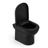 Kit Bacia Convencional Completa Assento Termofixo Fechamento Suave Nexo Black Matte C343727009 - Roca - vista 2