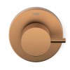 Acabamento De Registro Base Reforma 1/2, 3/4, 1 Basic Rose Gold Matte (Compatível Com A Base De Registro Deca E Similares De 16 Estrias) B5041C7R2B - Celite - vista 2