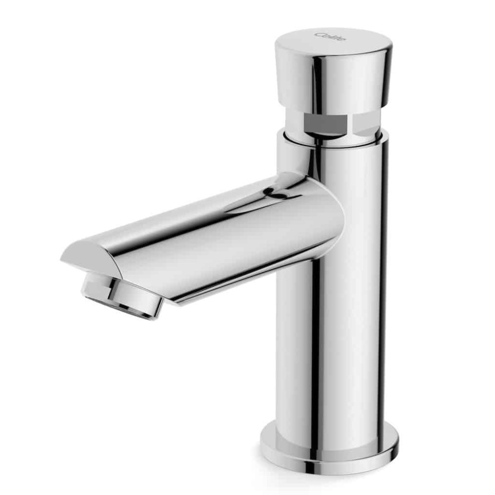 Torneira Para Lavatório De Mesa Bica Baixa Com Fechamento Automático Ecopress B5000COCRB - Celite
