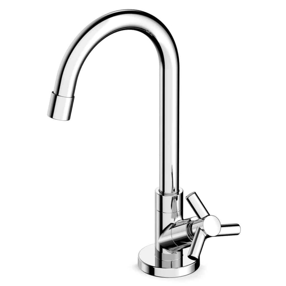 Torneira Para Lavatório De Mesa Bica Alta Móvel One B5001CKCR3 - Celite