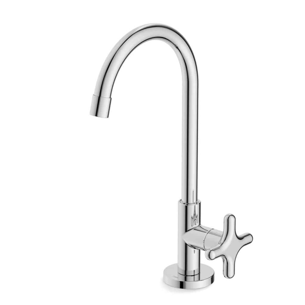 Torneira Para Lavatório De Mesa Bica Alta Cross B5001F6CRB - Celite