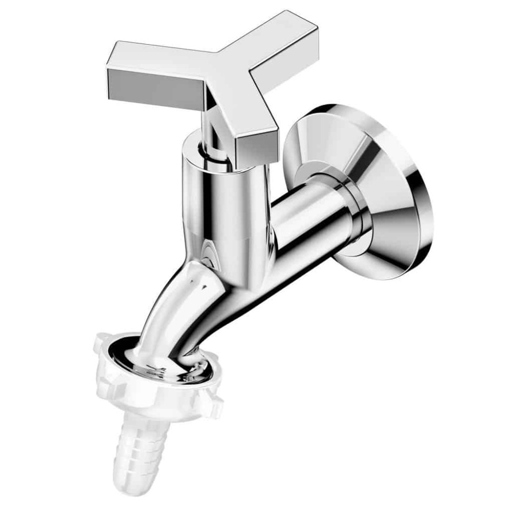 Torneira Para Tanque E Jardim De Parede Com Bico União Plástico Up B5015CLCRB - Celite