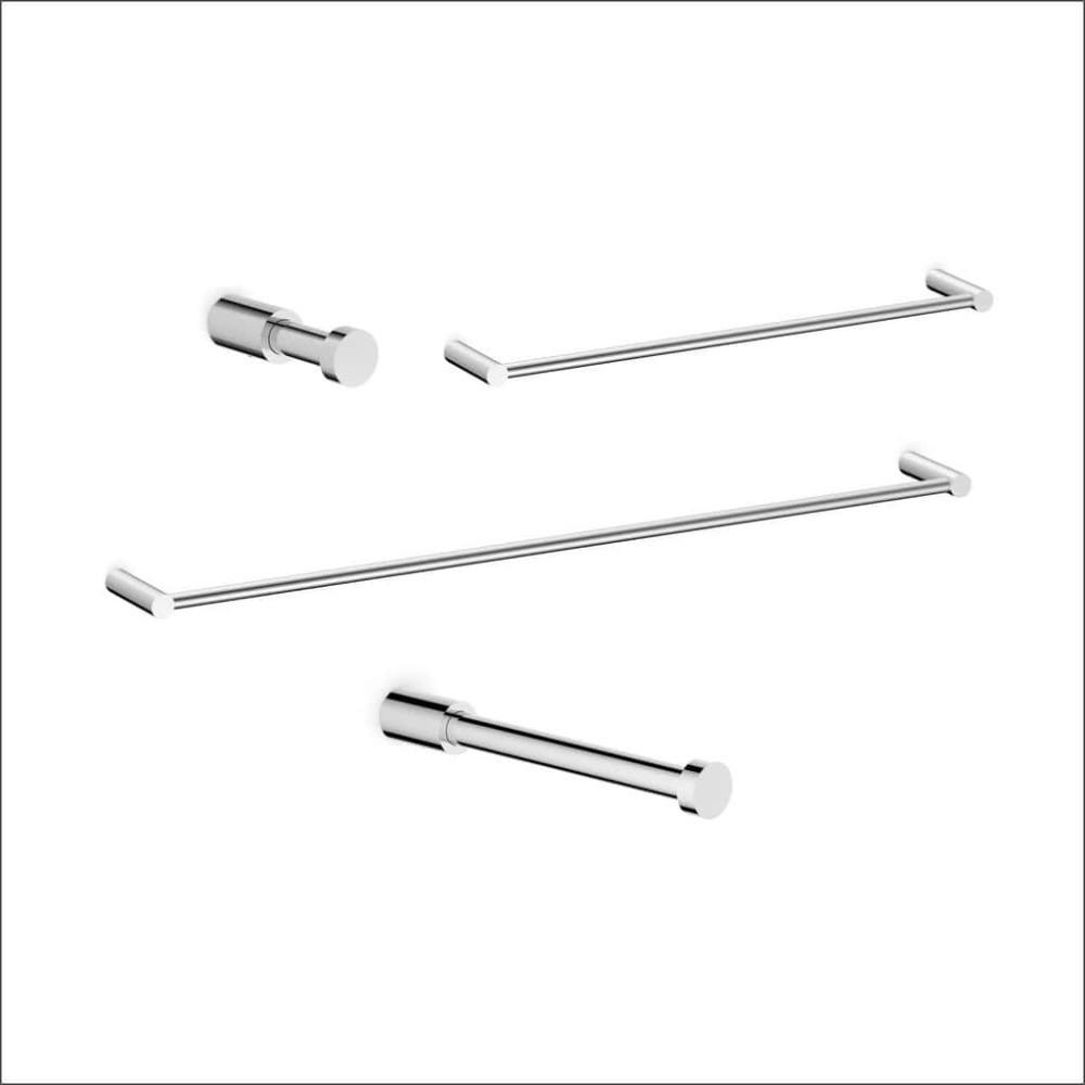 Kit De Acessórios 4 Peças Flow Cromado B5038F3CR0 - Celite