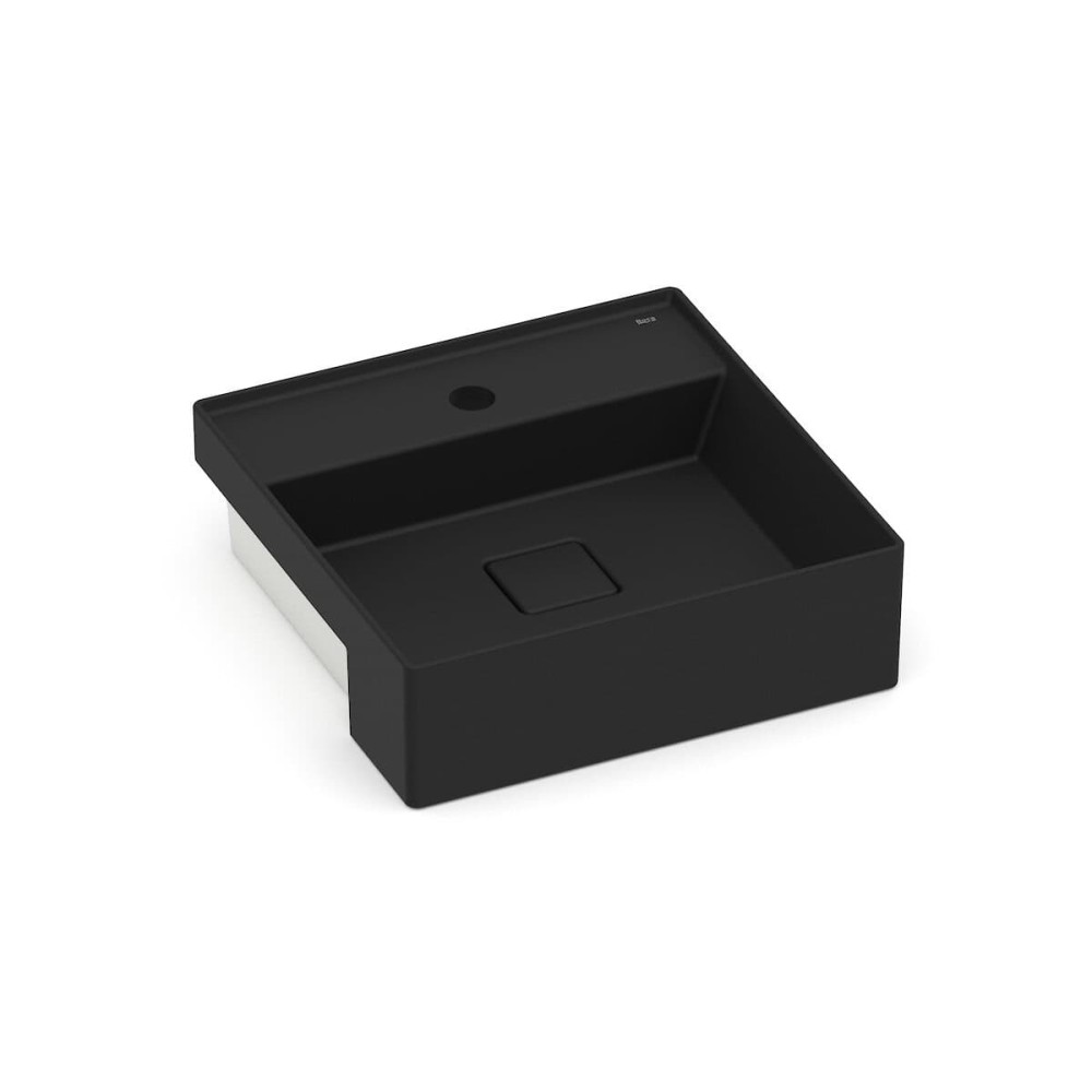 Cuba Semi Encaixe 400X400mm Com Mesa T10 Terra Black Matte A32722P080 - Roca