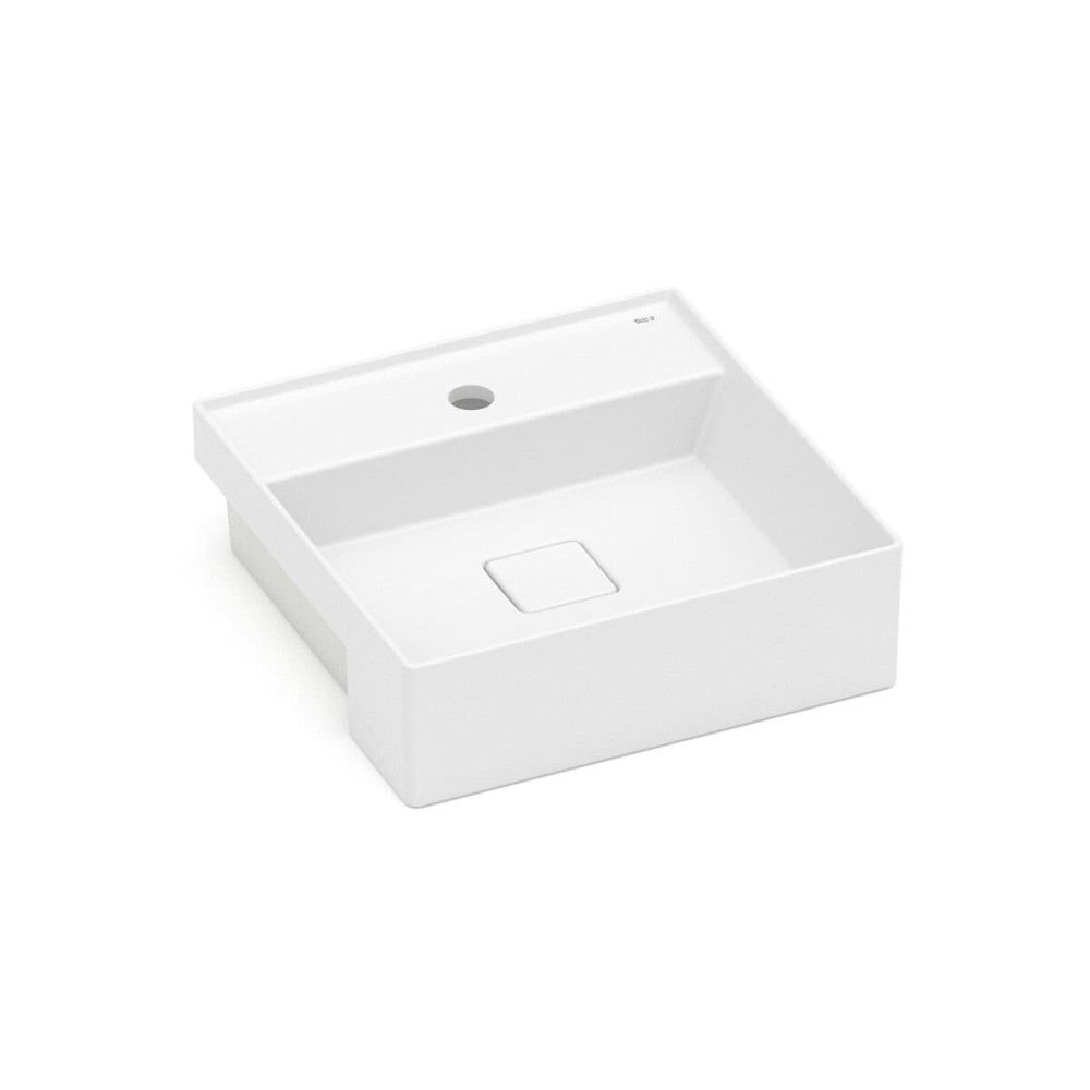 Cuba Semi Encaixe 400X400mm Com Mesa T10 Terra Branco Matte A32722P620 - Roca