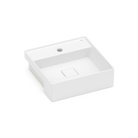 Cuba Semi Encaixe 400X400mm Com Mesa T10 Terra Branco Matte A32722P620 Roca