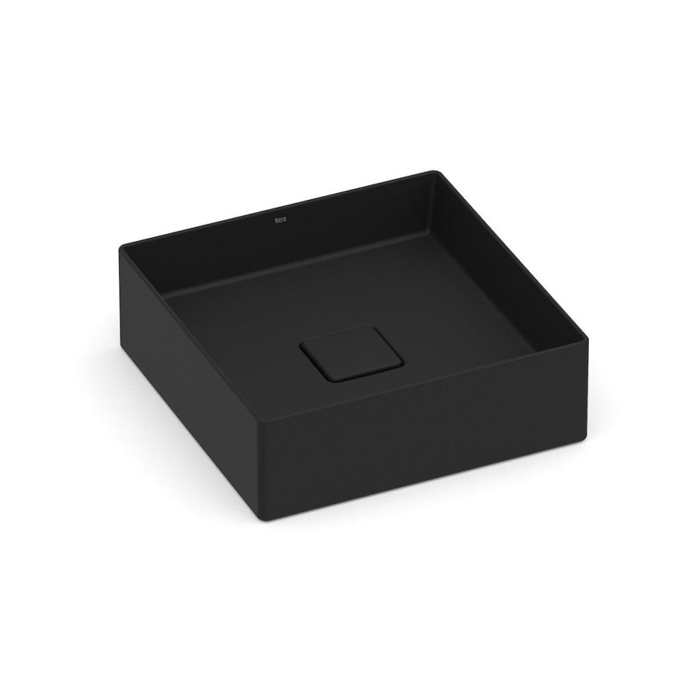 Cuba Apoio 350X350mm T4 Terra Matte Black A32787V080 - Roca