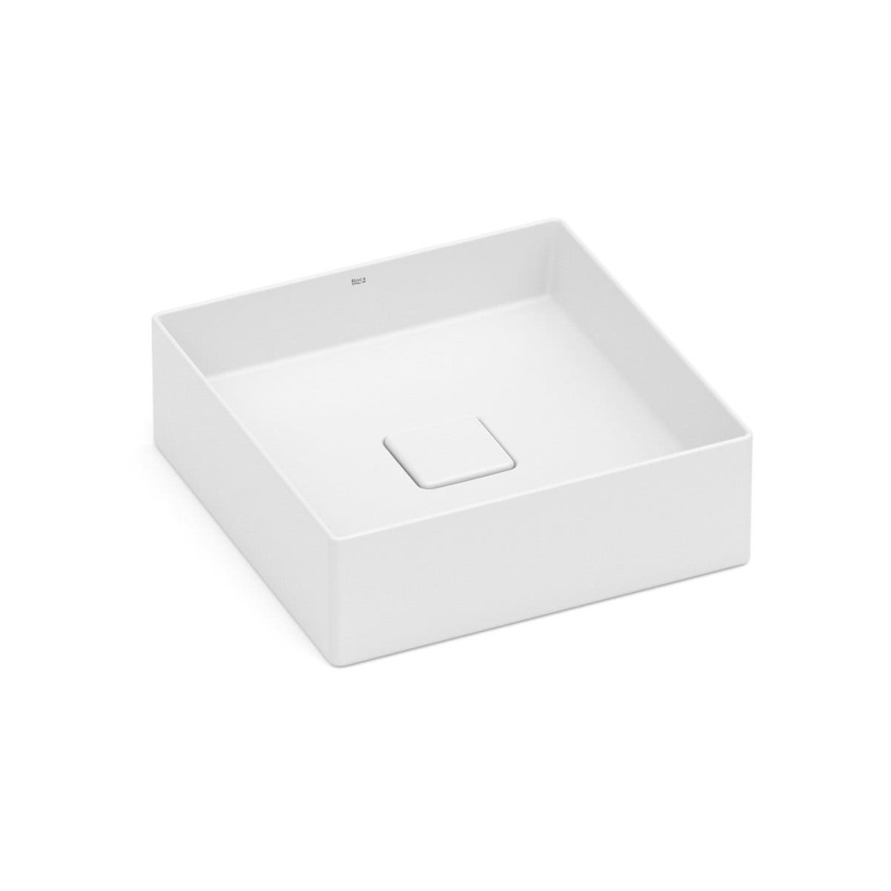 Cuba Apoio 350X350mm T4 Terra Branco Matte A32787V620 - Roca