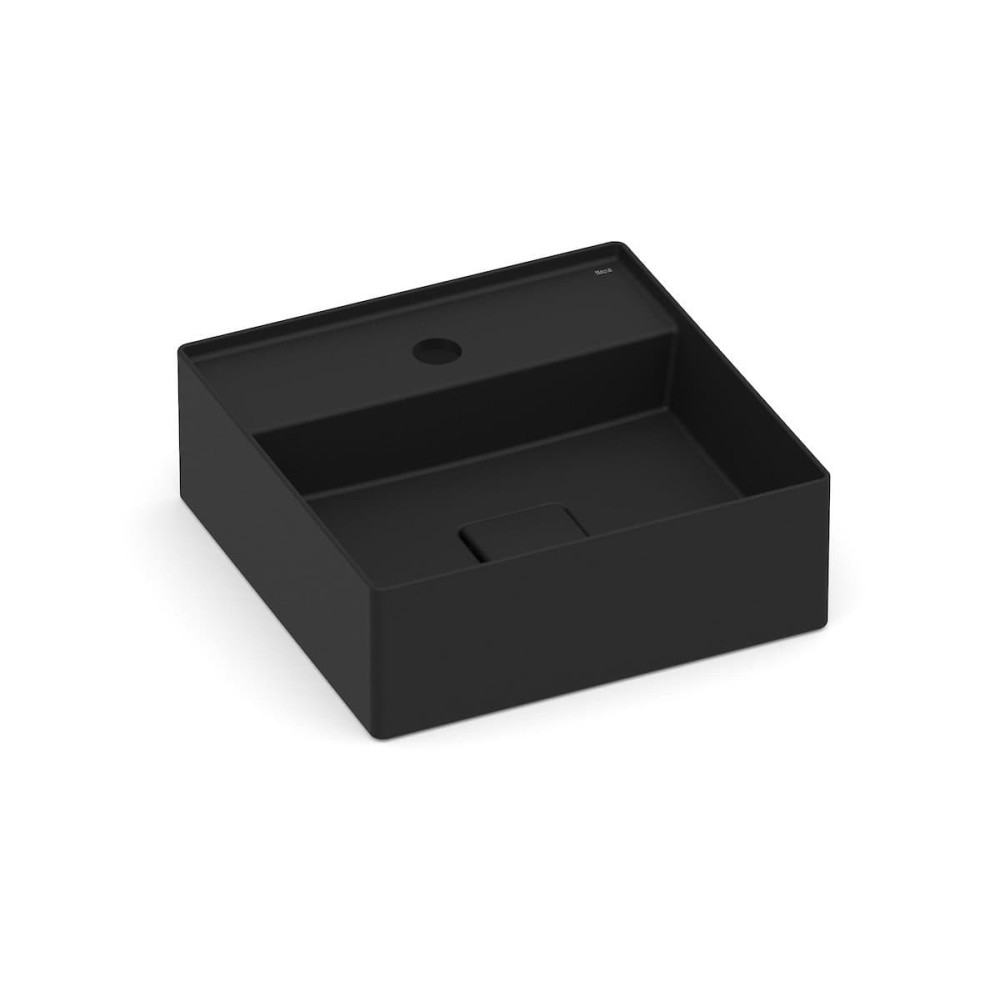 Cuba Apoio 350X350mm com Mesa T8 Terra Matte Black A32787W080 - Roca