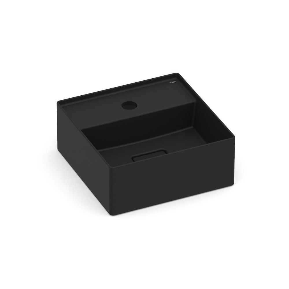 Cuba Apoio 300X300 Com Mesa T7 Terra Black Matte A32787X080 - Roca