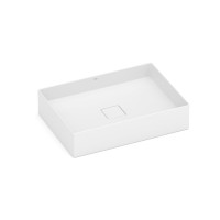 Cuba Apoio Retangular 510X360mm Sem Mesa T6 Terra Branco Matte A32787Z620 Roca