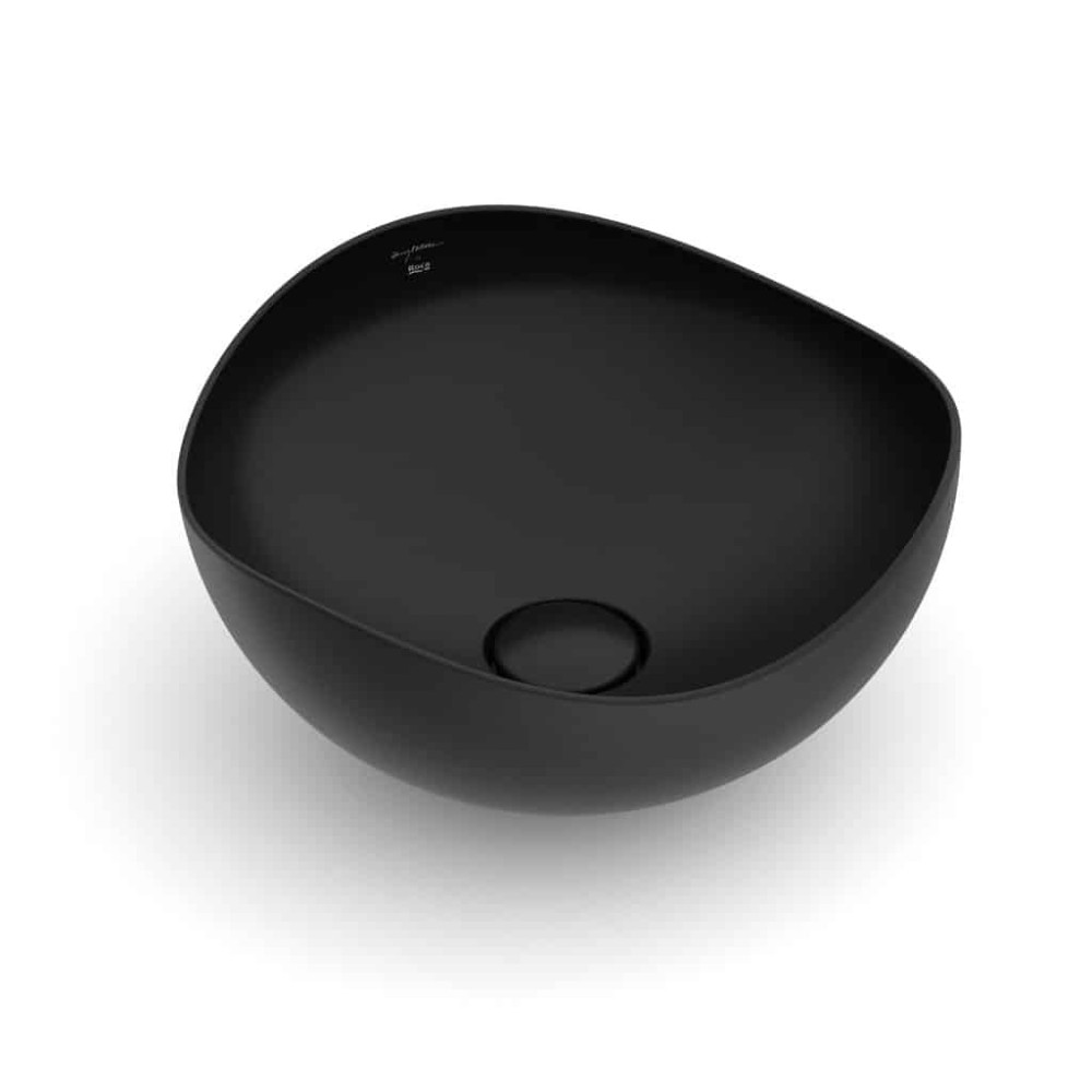 Cuba Apoio 375mm Ruy Ohtake Black Matte A327A15088 - Roca