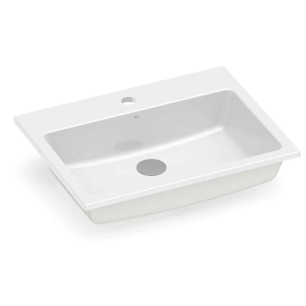Cuba Sobrepor Com Mesa 550X420 Optica Pq55 Branco Brilhante A327A1A000 - Roca